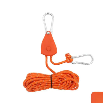 Rynx | 4 pieces | Adjustable outdoor camping rope – stable, reflective and compact