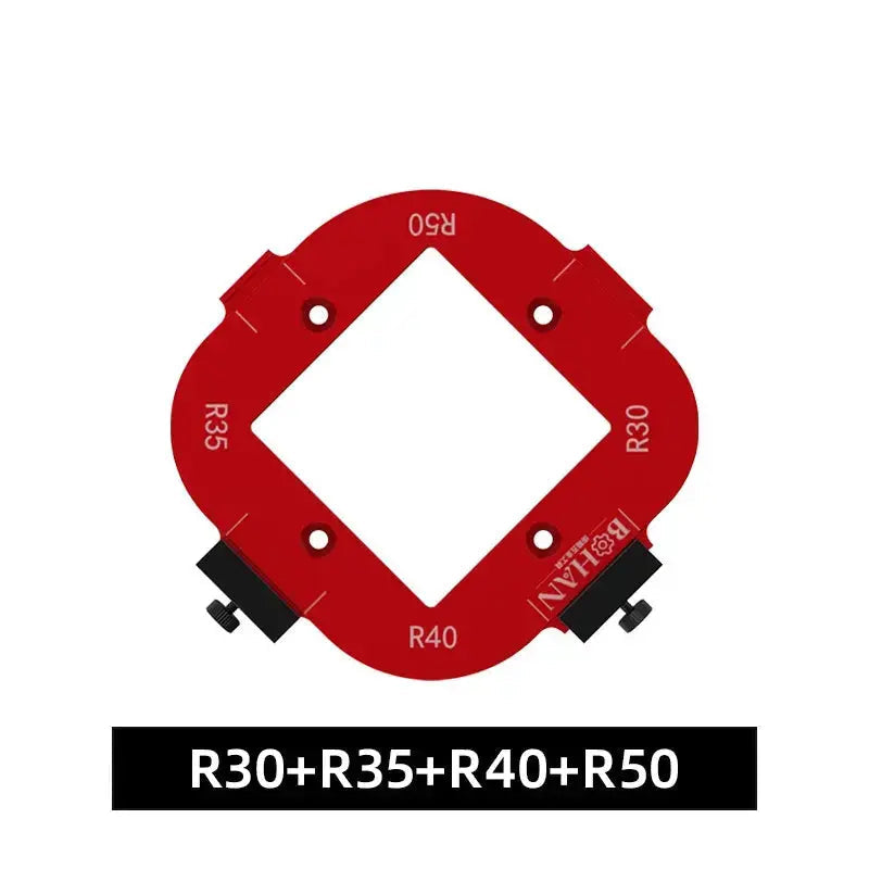 Rynx | 4-in-1 Aluminum Rounding Template – precise corner rounding