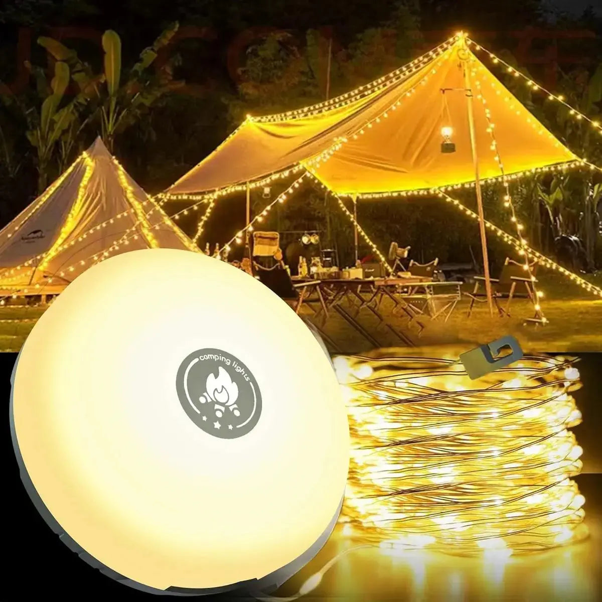 Rynx | 4-in-1 Multifunctional Camping Light – Light, Power & Comfort
