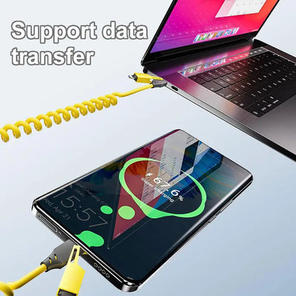 Rynx | 4-in-1 retractable charging cable for ultra-fast charging