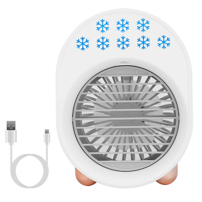 Rynx | 4-in-1 Portable Mini Desk Water Mist Cooling Air Conditioner