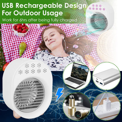 Rynx | 4-in-1 Portable Mini Desk Water Mist Cooling Air Conditioner