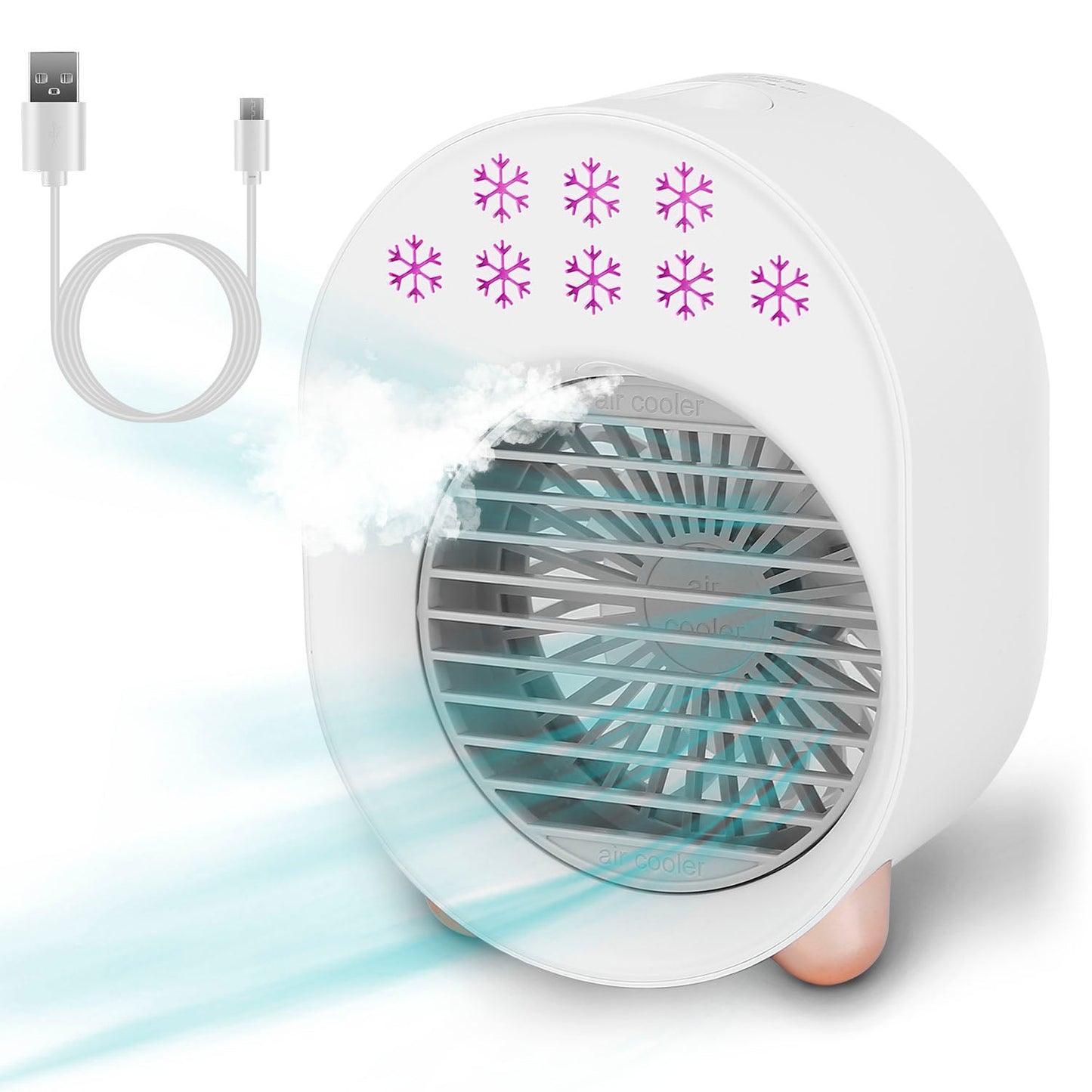 Rynx | 4-in-1 Portable Mini Desk Water Mist Cooling Air Conditioner