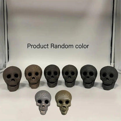 Rynx | 4-Pack: Halloween Fireplace Skull Ceramic Props