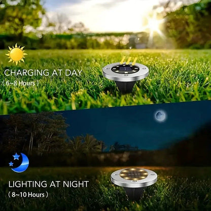 Rynx | 4-Pack: Waterproof Solar Garden Lights