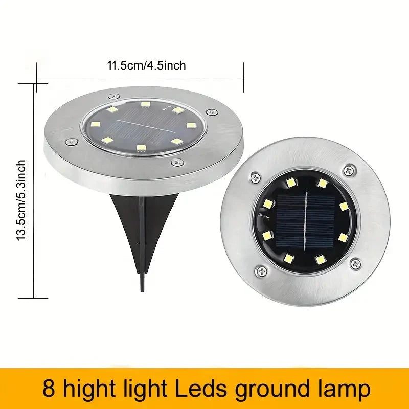 Rynx | 4-Pack: Waterproof Solar Garden Lights