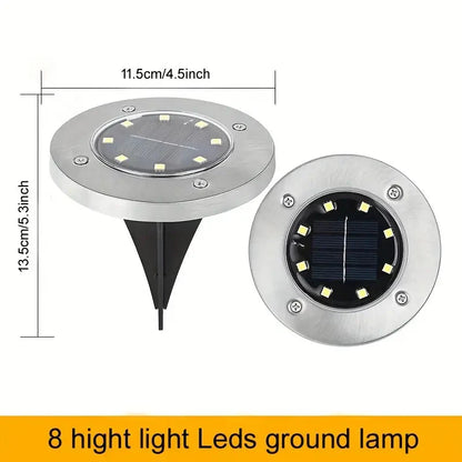 Rynx | 4-Pack: Waterproof Solar Garden Lights