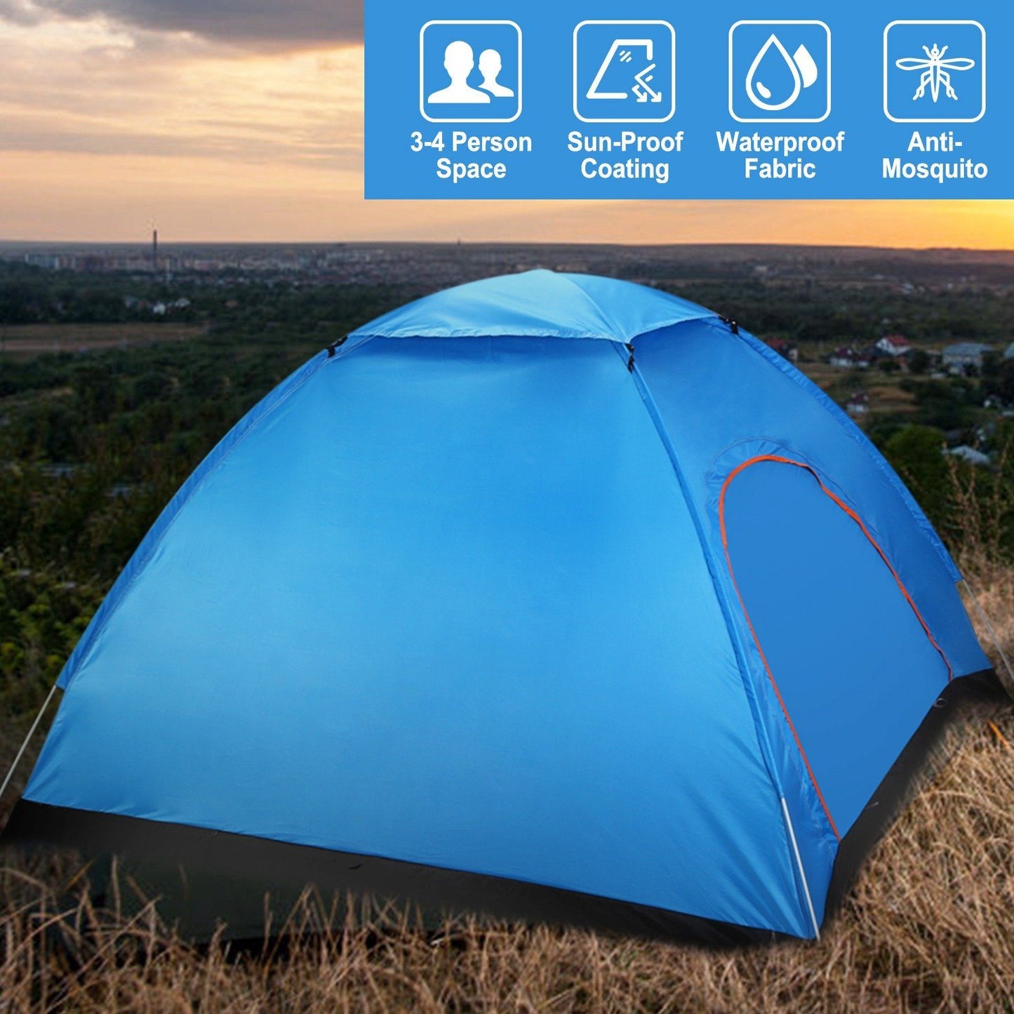 Rynx | 4 Person Camping Waterproof Tent