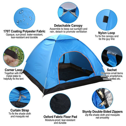 Rynx | 4 Person Camping Waterproof Tent