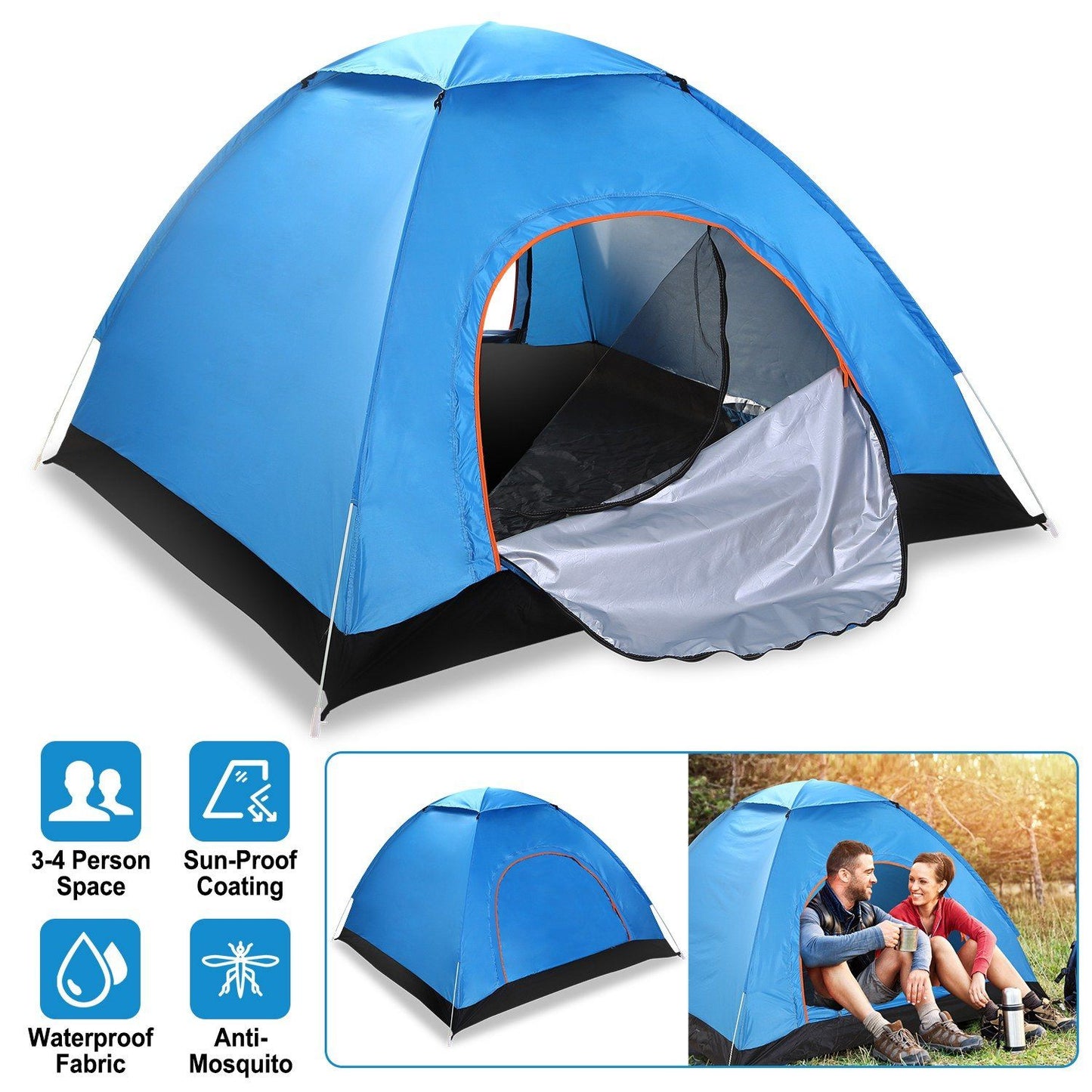 Rynx | 4 Person Camping Waterproof Tent