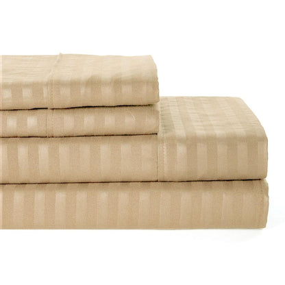 Rynx | 4-piece: Lux Decor Collection Stripe Bedding Set