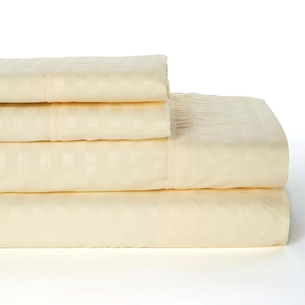 Rynx | 4-piece: Lux Decor Collection Stripe Bedding Set