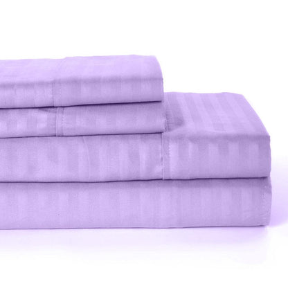 Rynx | 4-piece: Lux Decor Collection Stripe Bedding Set