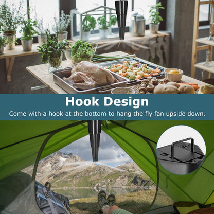 Rynx | 4-Piece: Fly Repellent Fan Table Battery Operated Insect Repellent