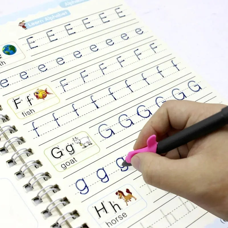 Rynx | 4-piece Reusable Learning Booklet Set for Children