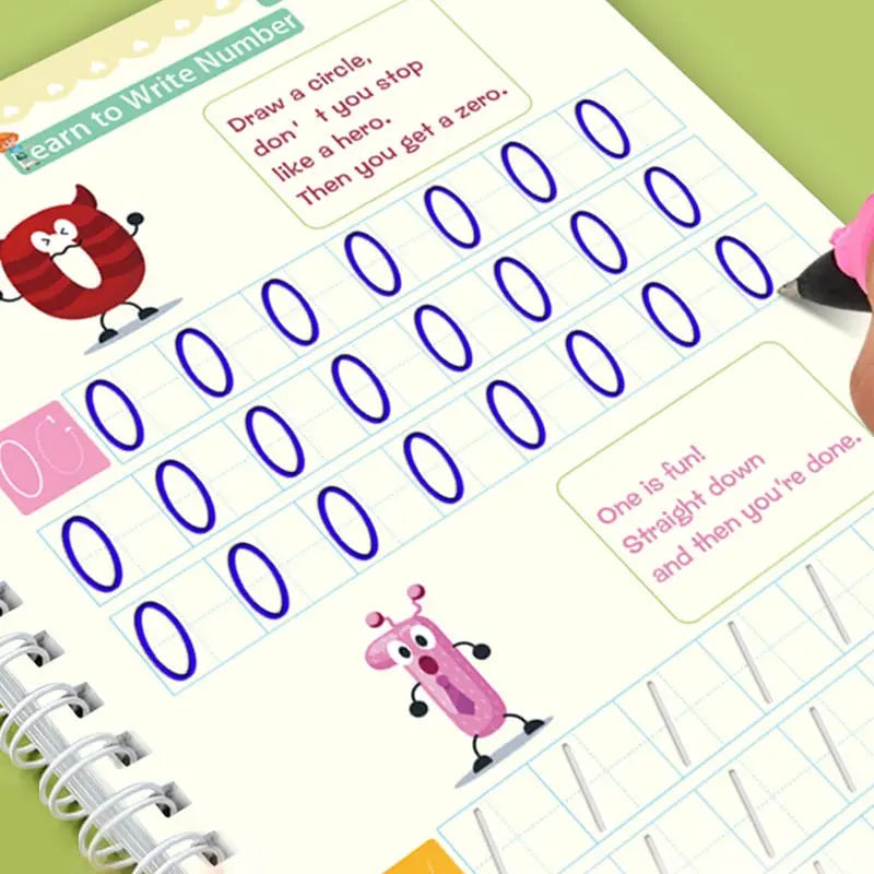Rynx | 4-piece Reusable Learning Booklet Set for Children
