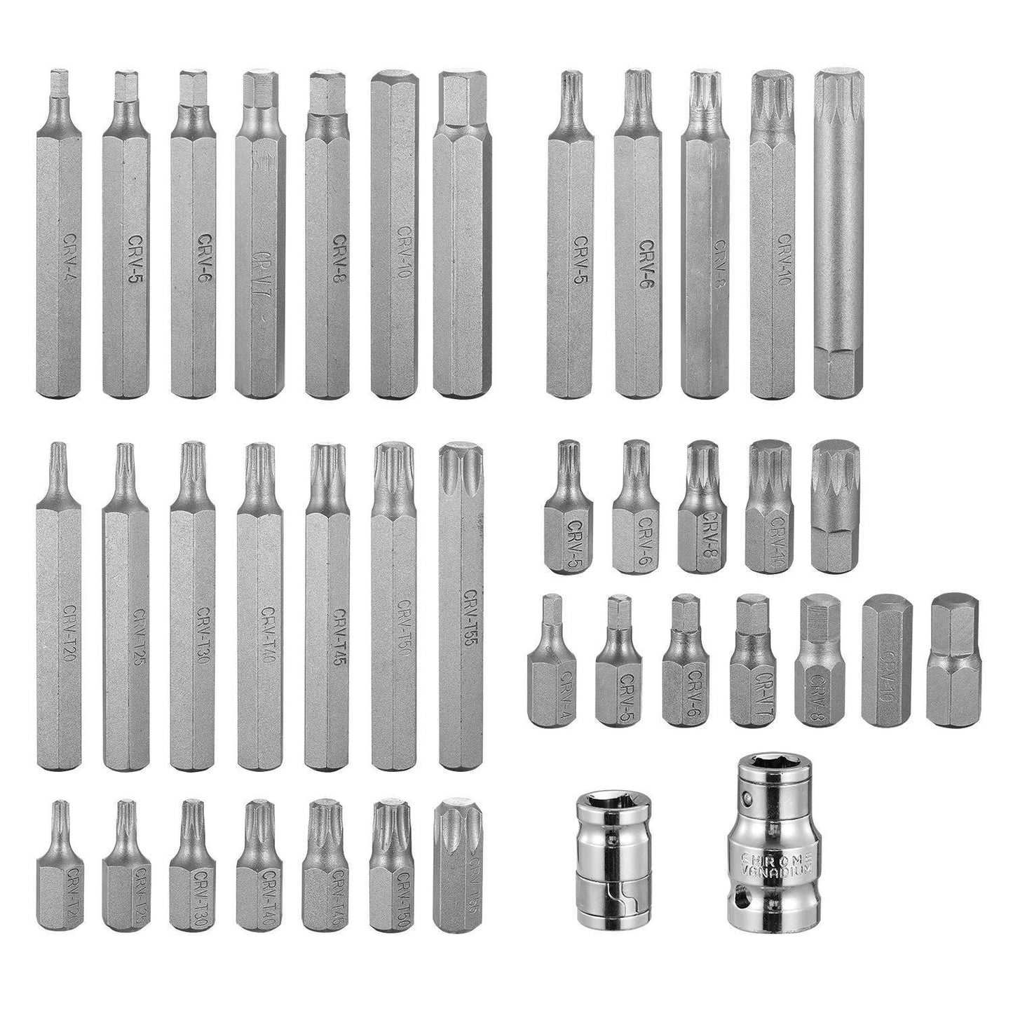 Rynx | 40-piece: Socket Bit Set Hex Torx Spine