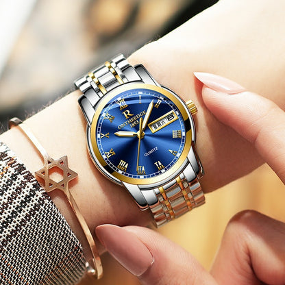 Rynx | Men's Three Hand Business Steel Watch Quartz Watch