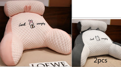 Rynx | Soft fluffy triangular reading pillow