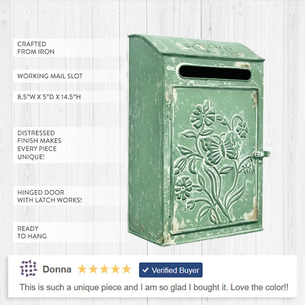 Rynx | Weathered farmhouse mailbox