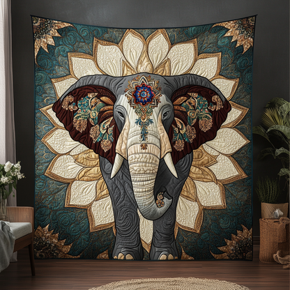Rynx | Mandala Elephant Quilt