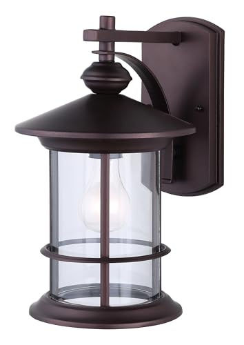 Rynx | Canarm Treehouse Outdoor Wall Lamp, Bronze Waterproof Light Source For Veranda & Terrace