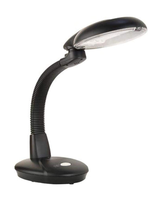Rynx | Sunpentown Easyeye Portable Energy-saving Desk Lamp, Black - 4 Tube Metal Design