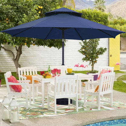 Rynx | 7.5FT Patio Umbrella with Push Button Tilt and Crank