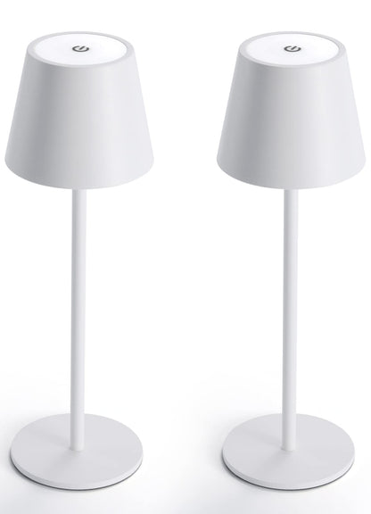 Rynx | Maxone LED Wireless Table Lamp, 3000K Dimmable, Rechargeable, Waterproof, Portable (White)