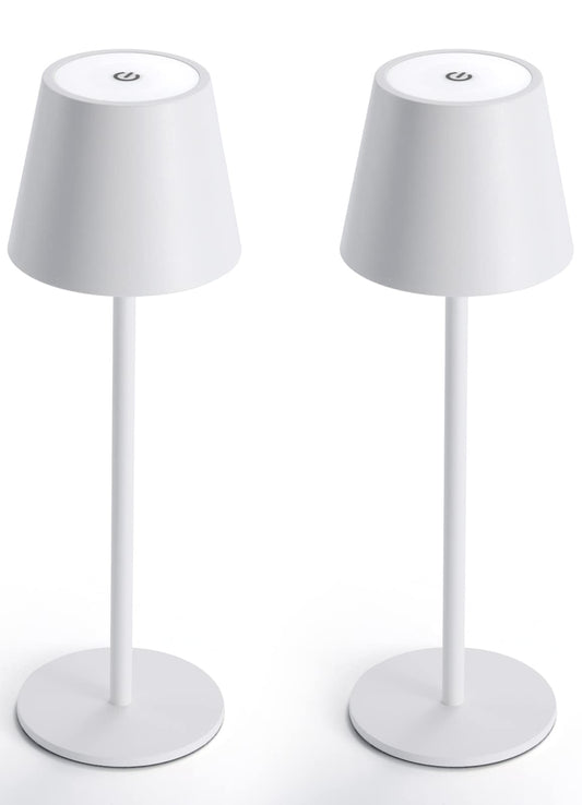 Rynx | Maxone LED Wireless Table Lamp, 3000K Dimmable, Rechargeable, Waterproof, Portable (White)