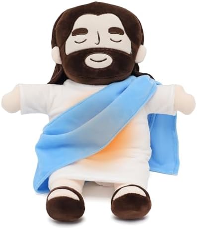 Rynx | Soothing Jesus Plush Toy with Calming Breathing & Sounds