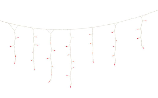 Rynx | Vickerman 70 Light Red M5 Twinkle Light Set on White Wire