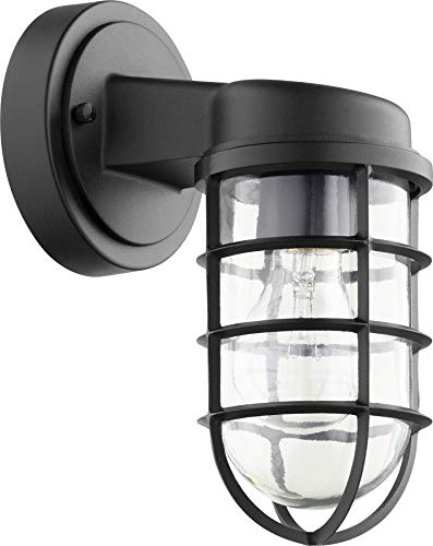 Rynx | Quorum Belfour Outdoor Wall Lamp - Noir, Bronze/Dark, Black Plastic, Stylish Lighting Fixture