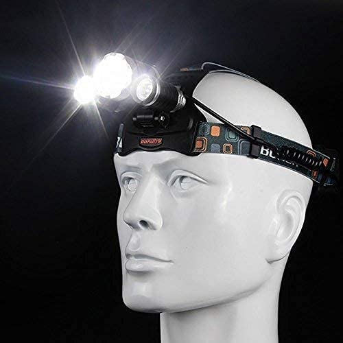 Rynx | Hqdz-Td 20000 Lumen Rechargeable Headlamp - Waterproof, Adjustable Light For Outdoors, Hunting, Camping