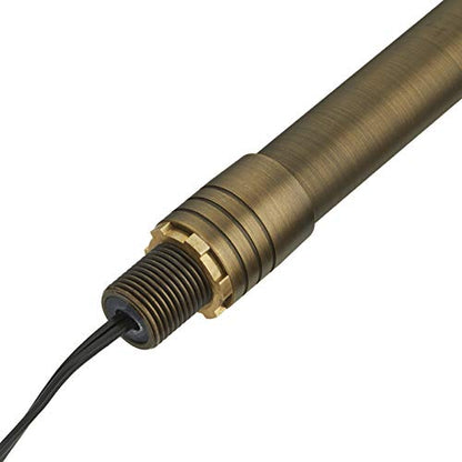 Rynx | Volt Max Spread 12V Brass Path Light - 25" Height, Bronze For Outdoor Path & Garden