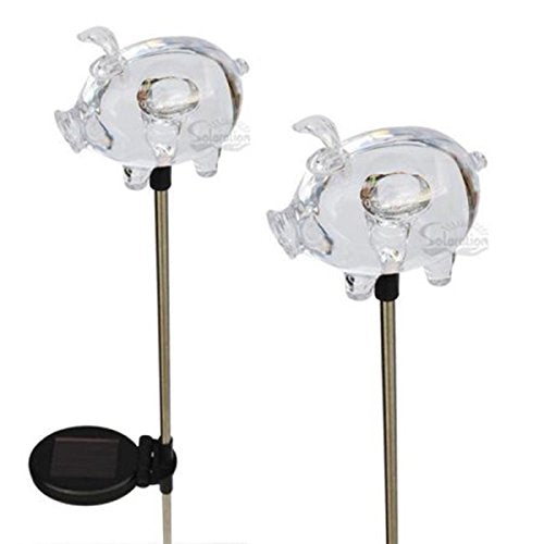 Rynx | Unido Box Pig Solhagen Stake Light Led Color Changing, Set Of 2