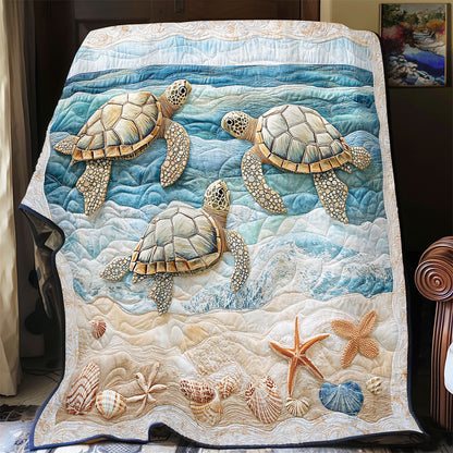 Rynx | Turtle Quilted Blanket