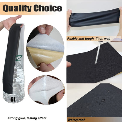 Rynx | Versatile Self-Adhesive Leather-Look Repair Kit (4x61in) - Easy, Durable Fix for Furniture, Car Seats, and Apparel