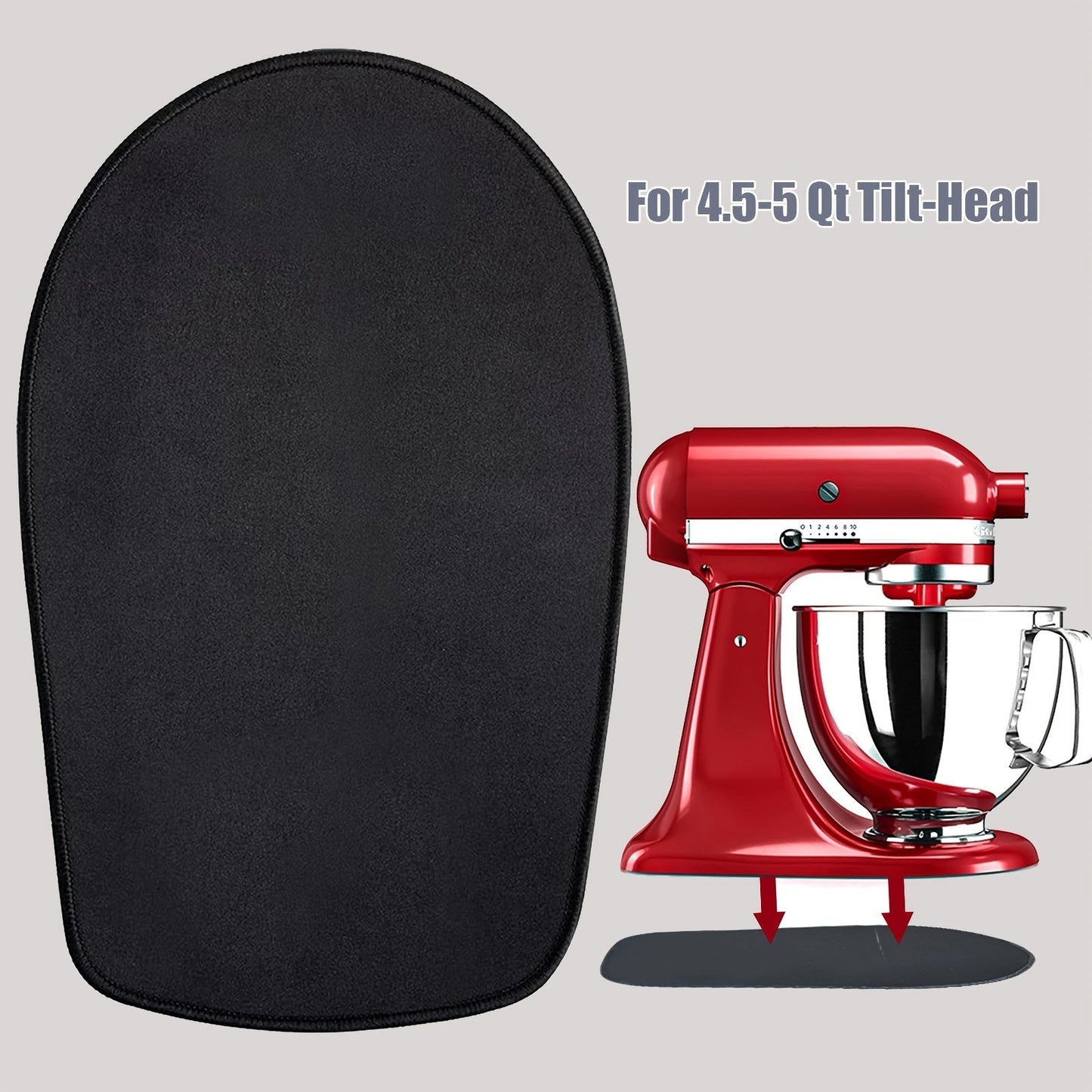 Rynx | Sliding Mat for KitchenAid Mixer – Mover Slider Pad for 5-8 Qt Bowl Lift Stand Mixer – Compatible with 4.5-5 Qt Tilt-Head Kitchen Mixers