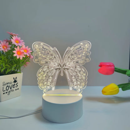 Rynx | ButterflyGlow - 3D LED Night Light with Geometric Design