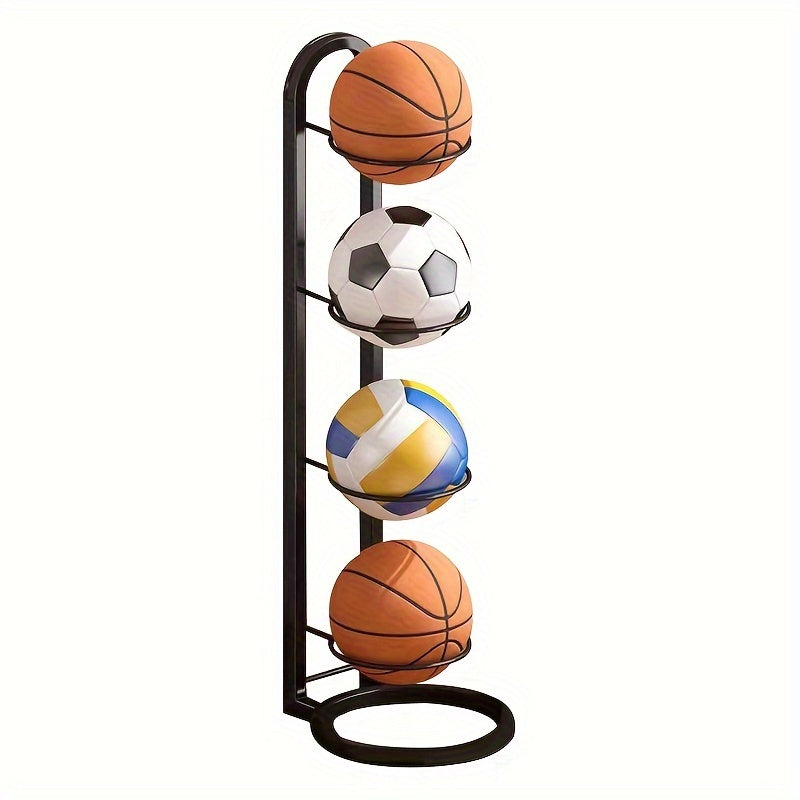 Rynx | Portable Carbon Steel Ball Bearing Stand - Display Stand for Basketball, Football and Volleyball