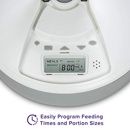 Rynx | Automatic 6 Meal Portion Control Pet Food Dispenser