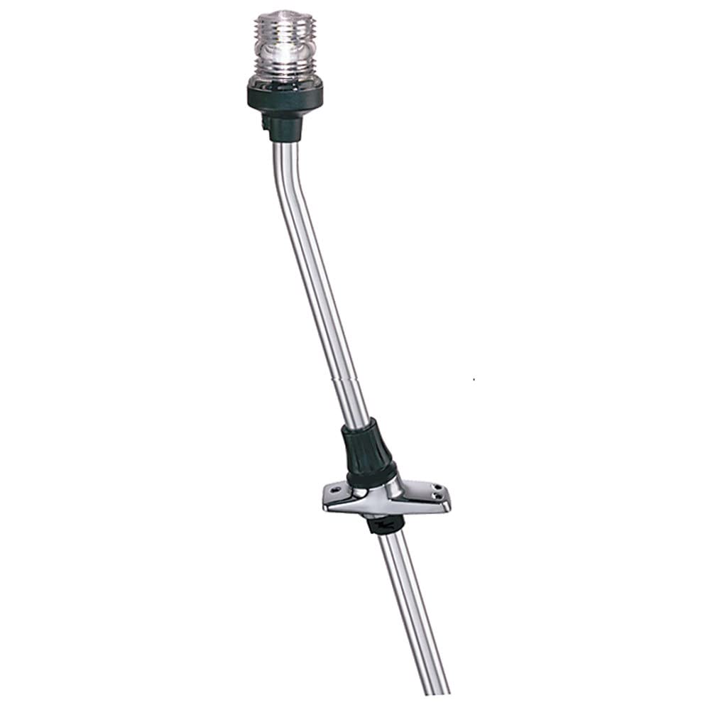 Rynx | Perko 1311Dp2Chr Retractable White All-Round Polysilhouette And Base Combination - 20-1/8'' Height, 16° Rake, 3/4'' Diameter