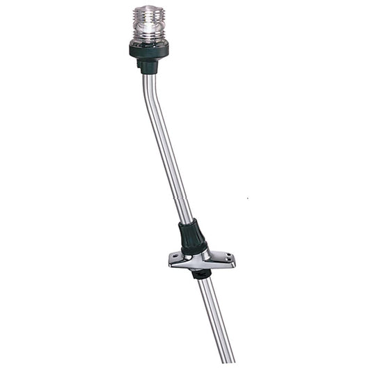 Rynx | Perko 1311Dp2Chr Retractable White All-Round Polysilhouette And Base Combination - 20-1/8'' Height, 16° Rake, 3/4'' Diameter