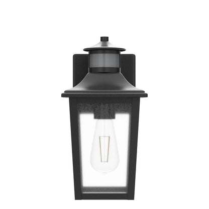 Rynx | Filiyano Motion Sensor Outdoor Wall Lamp - Black LED Waterproof Veranda Light for Terrace, Garage