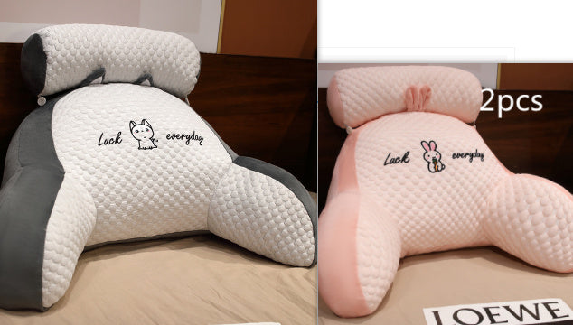 Rynx | Soft fluffy triangular reading pillow