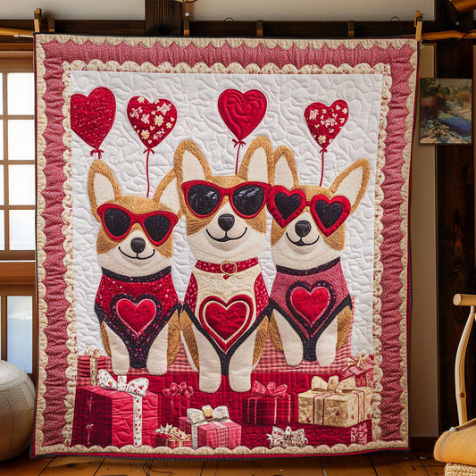 Rynx | Corgi Love Celebration Blanket