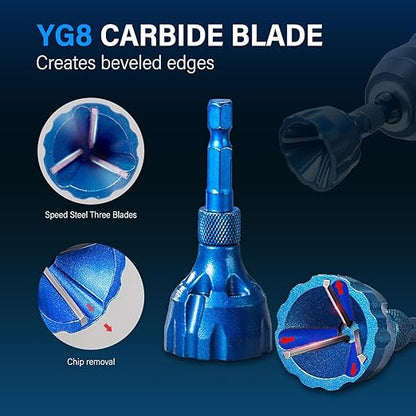 Rynx | Deburring Outer Edge Tool with Carbide Blade