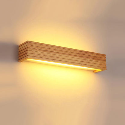 Rynx | Modern Japan Style LED Oak Wood Wall Lamp
