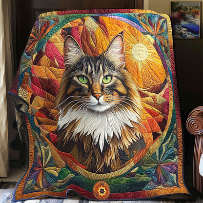 Rynx | Maine Coon Portrait Quilt